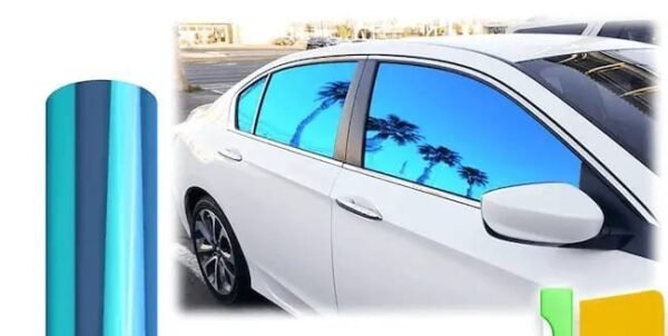 Car Blue Window Tint Paper