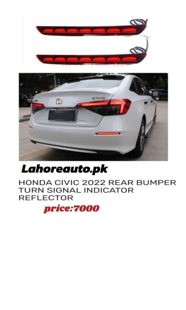 HONDA CIVIC 2022 REAR BUMPER TURN SIGNAL INDICATOR