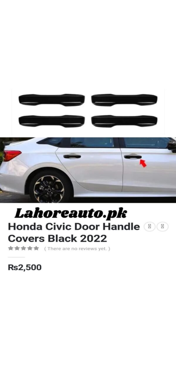 Honda civic door handle covers  black 2022