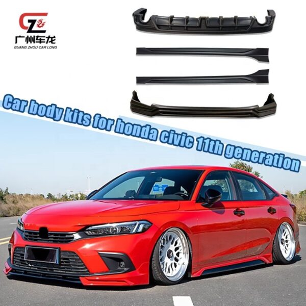 Yofer-style body kit designed for the 2022-2024 Honda Civic 11th Generation.