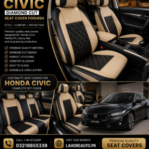 Honda Civic Premium Seat Cover & Poshish