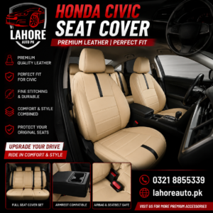 Honda civic seat cover leather right